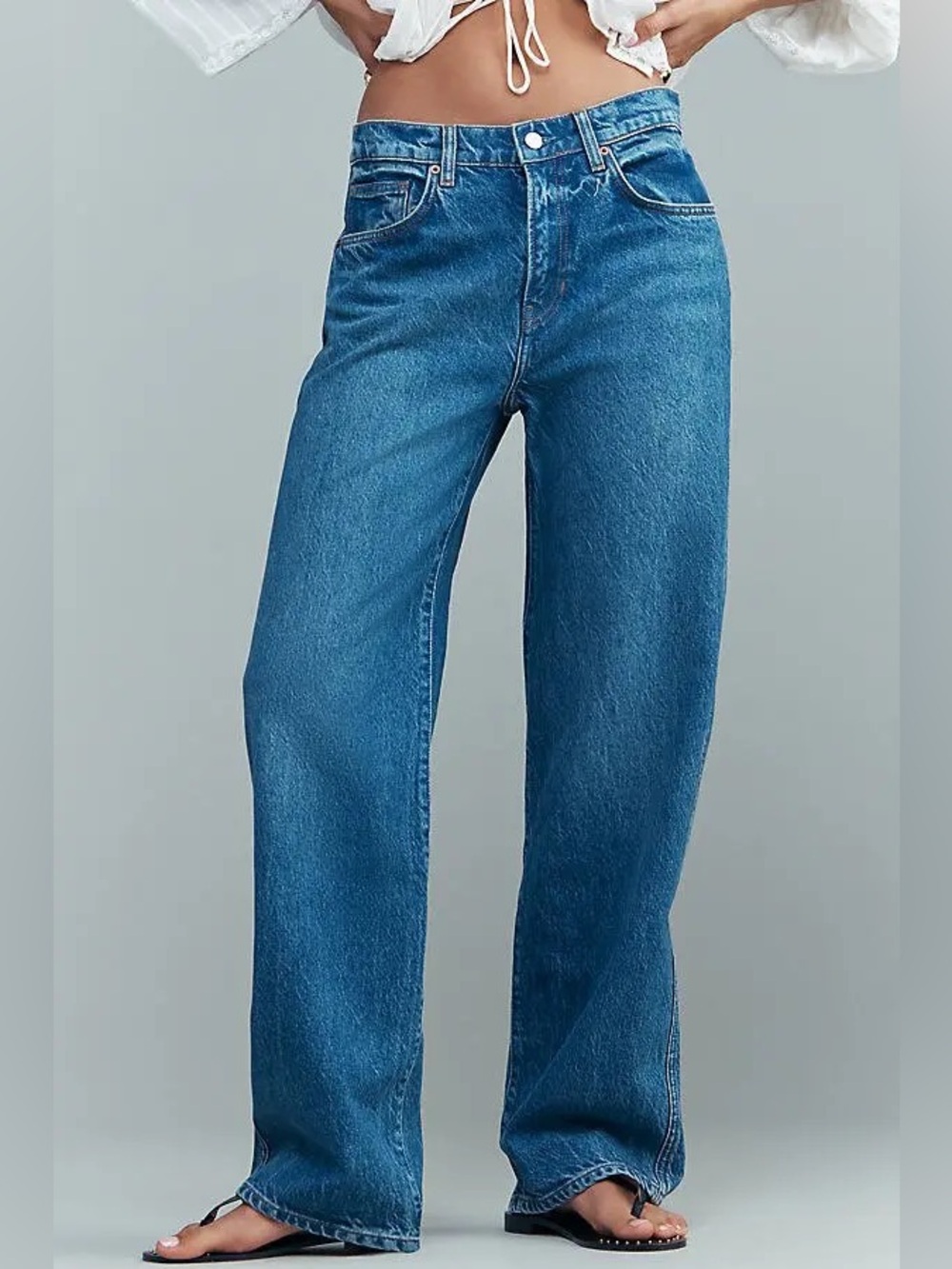 Reformation Val 90s Mid Rise Wide Leg Jeans Size 29 EUC